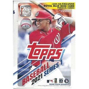 New Topps 2021 Series 1 MLB Baseball Trading Cards